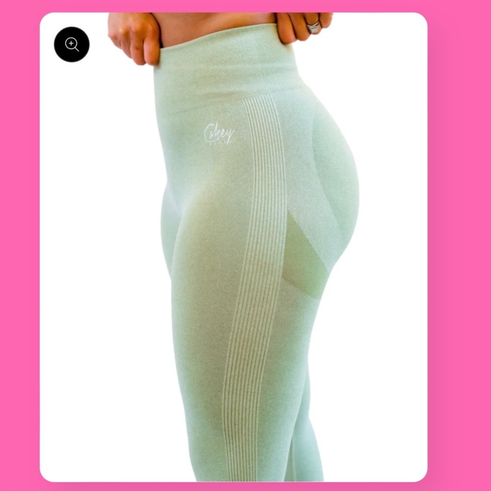 CAKEYBUMS Sage ICING Leggings, Medium 💚